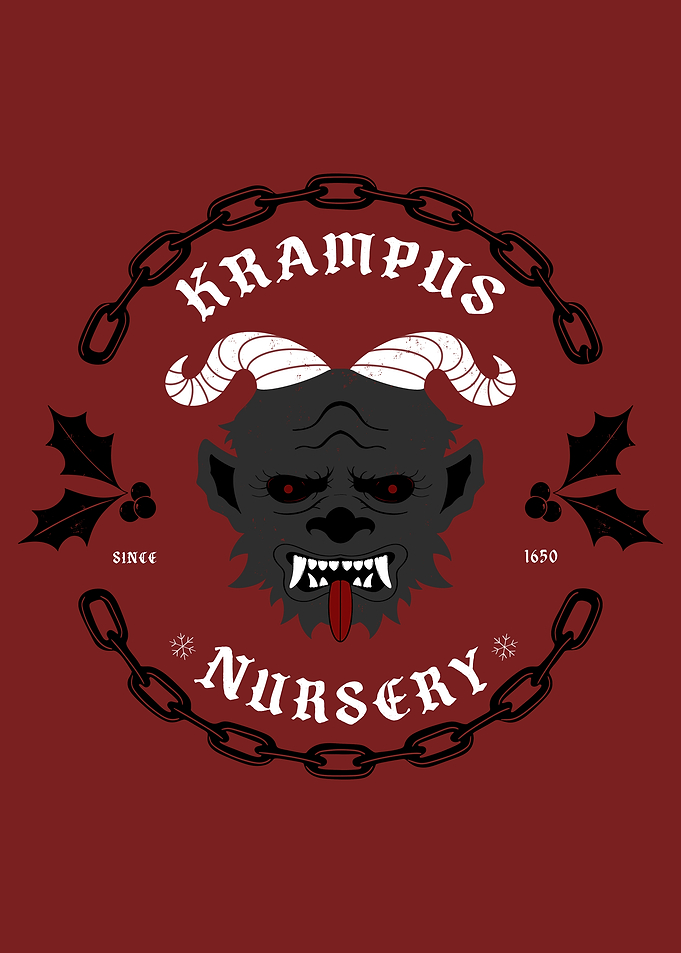 Krampus Nursery Graphic