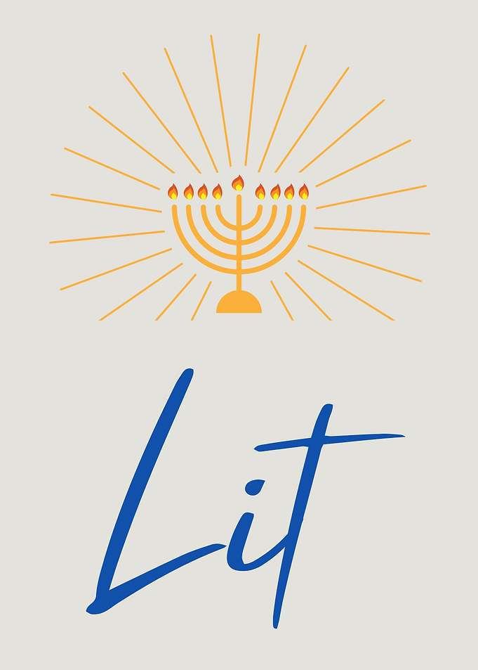 Hanukkah 'Lit' Celebration Graphic