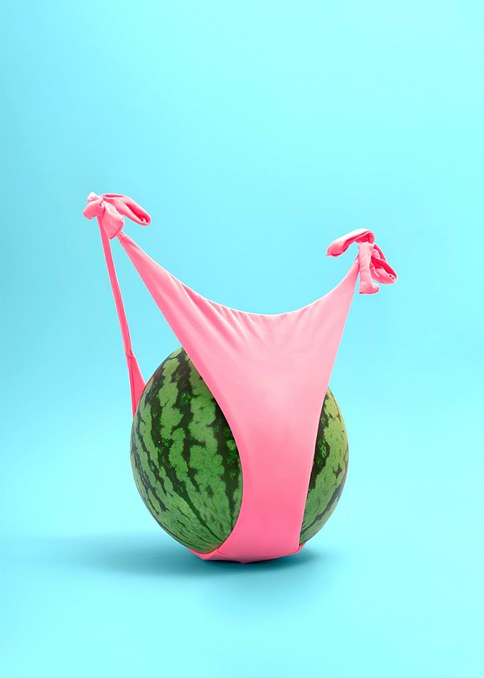 Watermelon in Pink Bikini