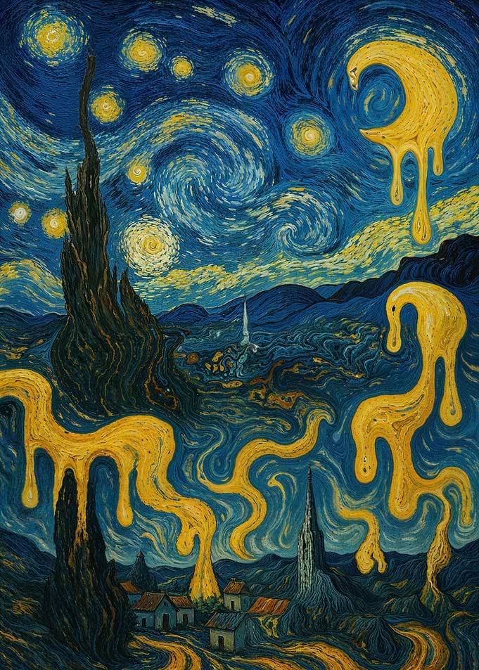 Melting Starry Night