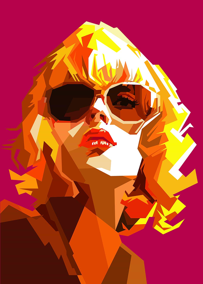 60s Retro Woman Life Style Pop Art