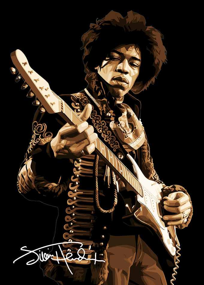 Jimi Hendrix Vintage art