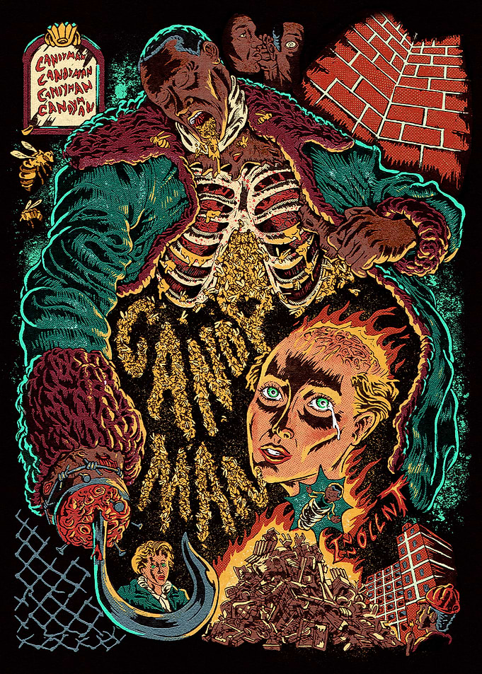 Candyman Horror Illustration
