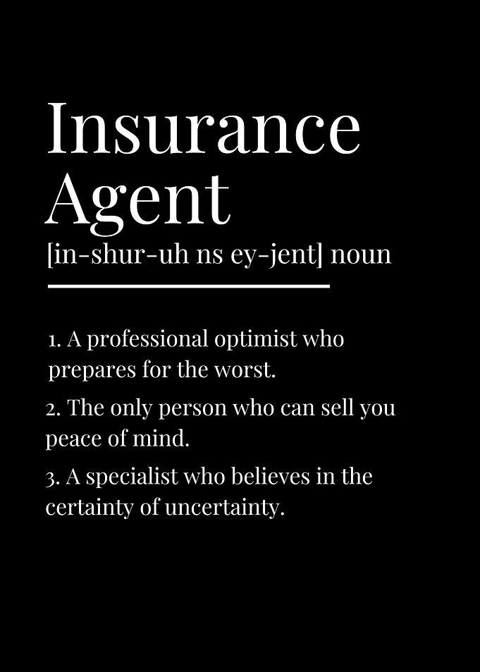 Funny Insurance Agent Definition