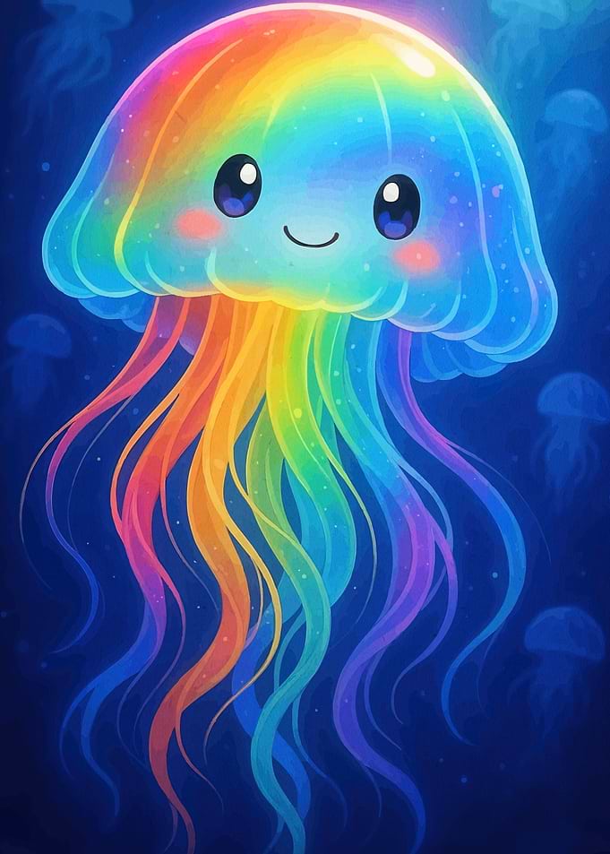 Rainbow Jellyfish Animal