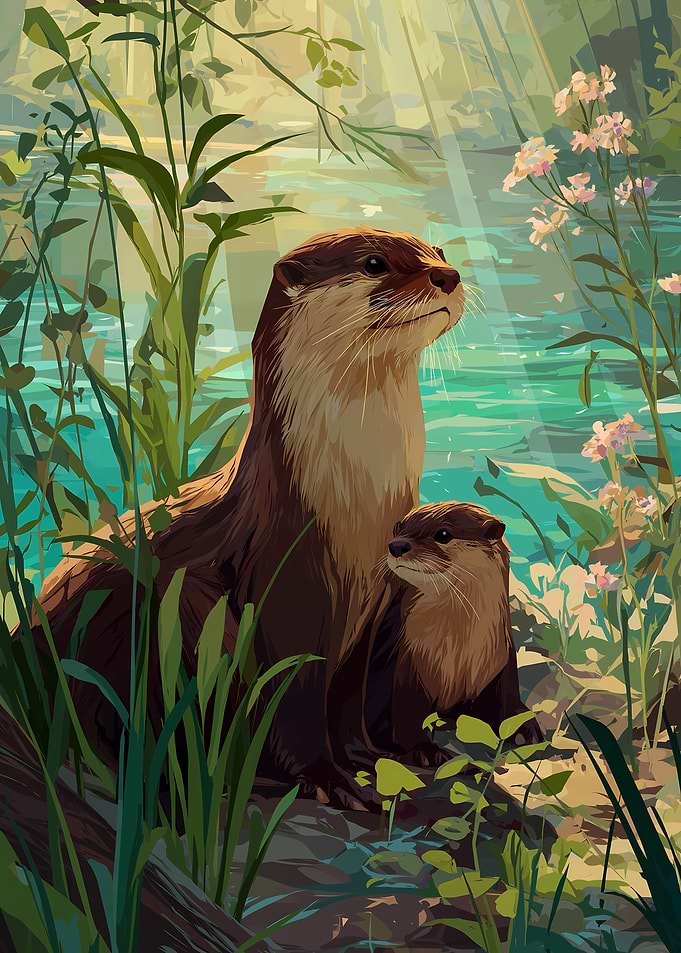 Otter Family