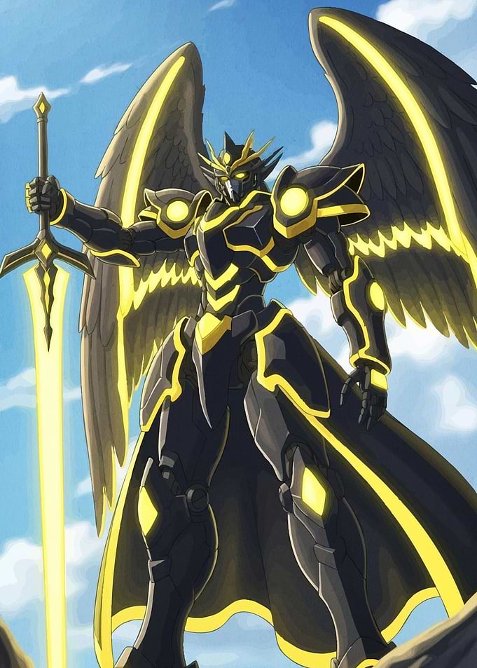 Winged Robot Warrior Sword