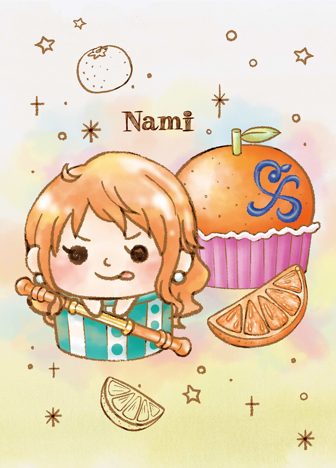 One Piece Nami's Sweet Citrus Charm