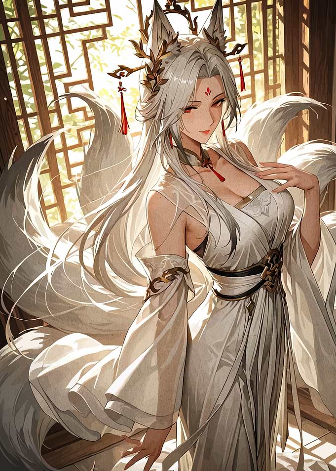 Nine-Tailed Fox Spirit Woman