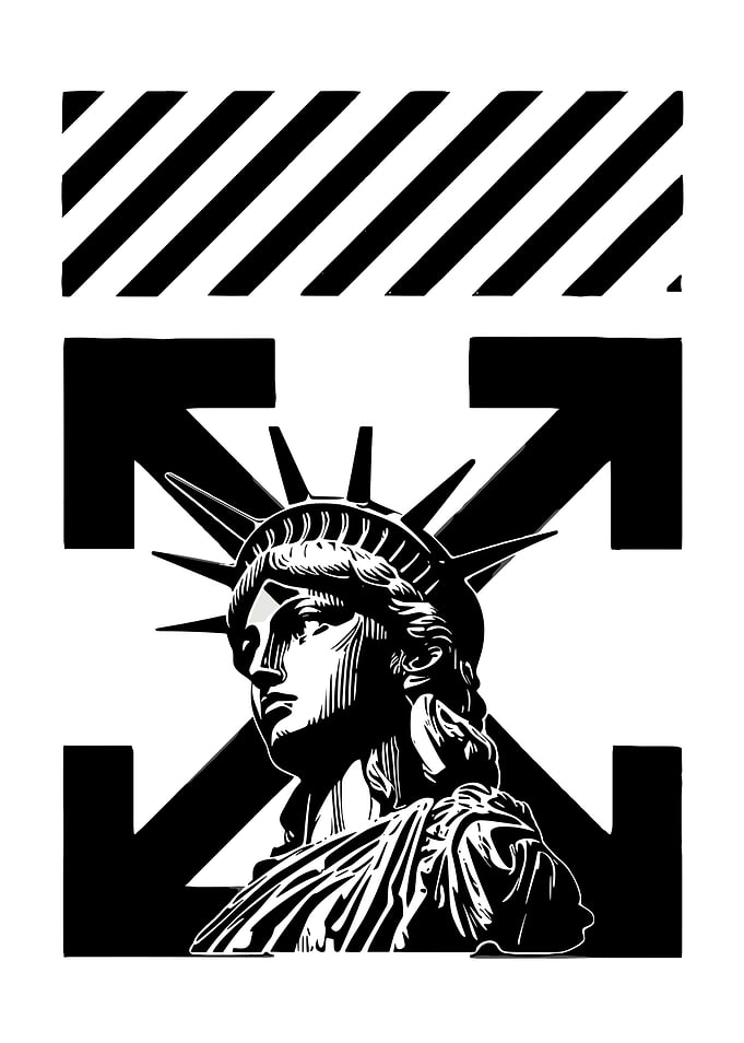 Statue of Liberty Off-White Style