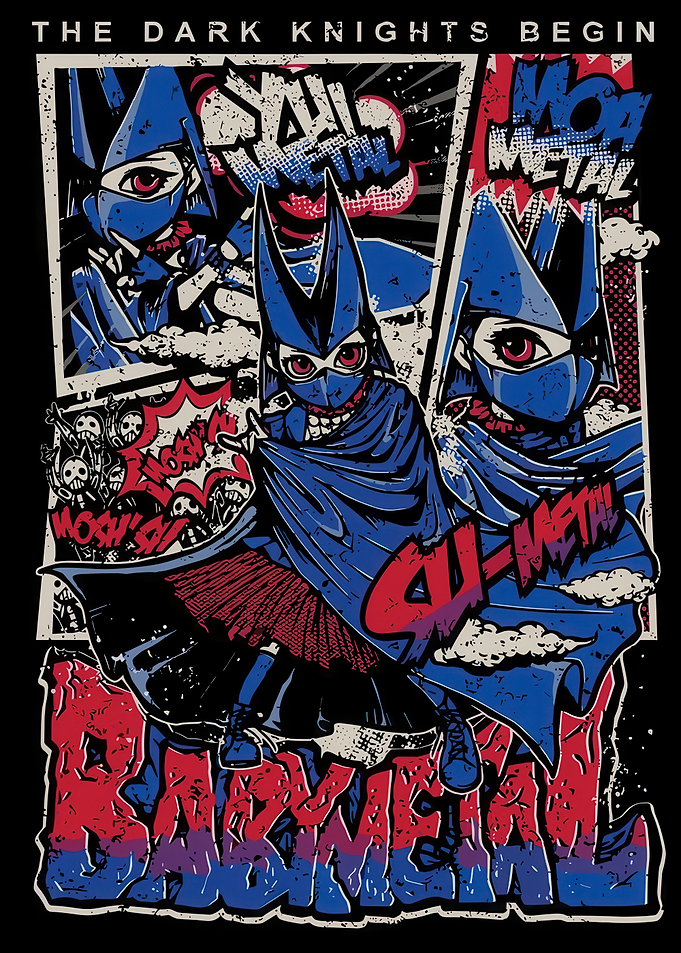 Babymetal Dark Knights Begin Illustration