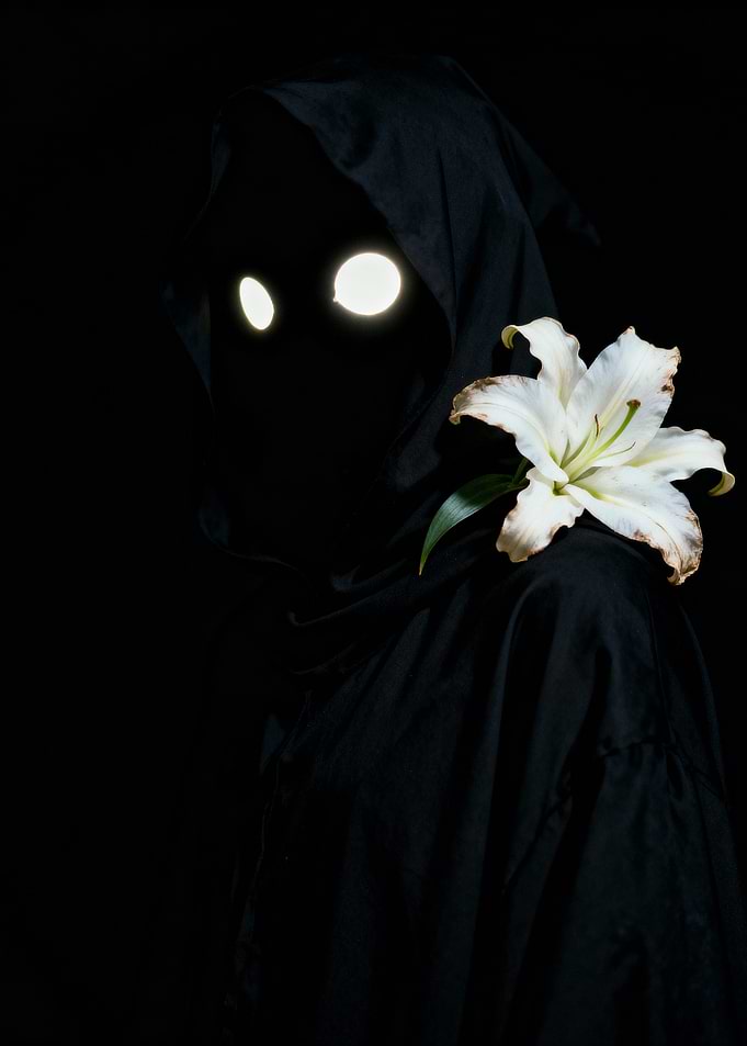 Grim Reaper with Lily