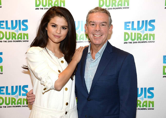Selena Gomez and Elvis Duran Portrait