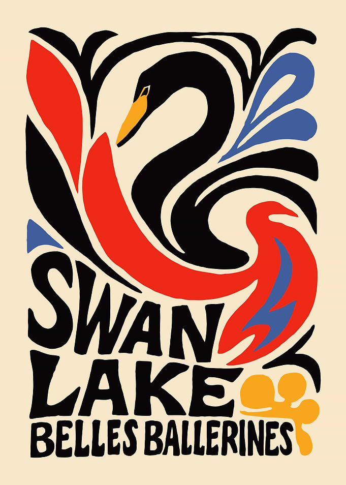Swan Lake Belles Ballerines Poster