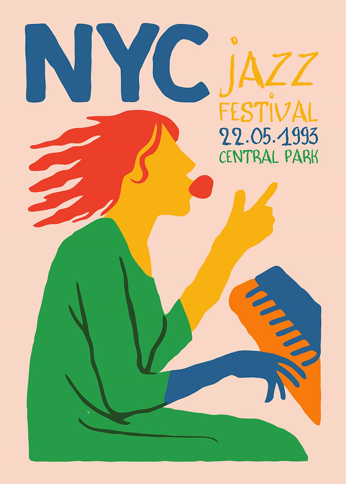 NYC Jazz Festival 1993 Poster
