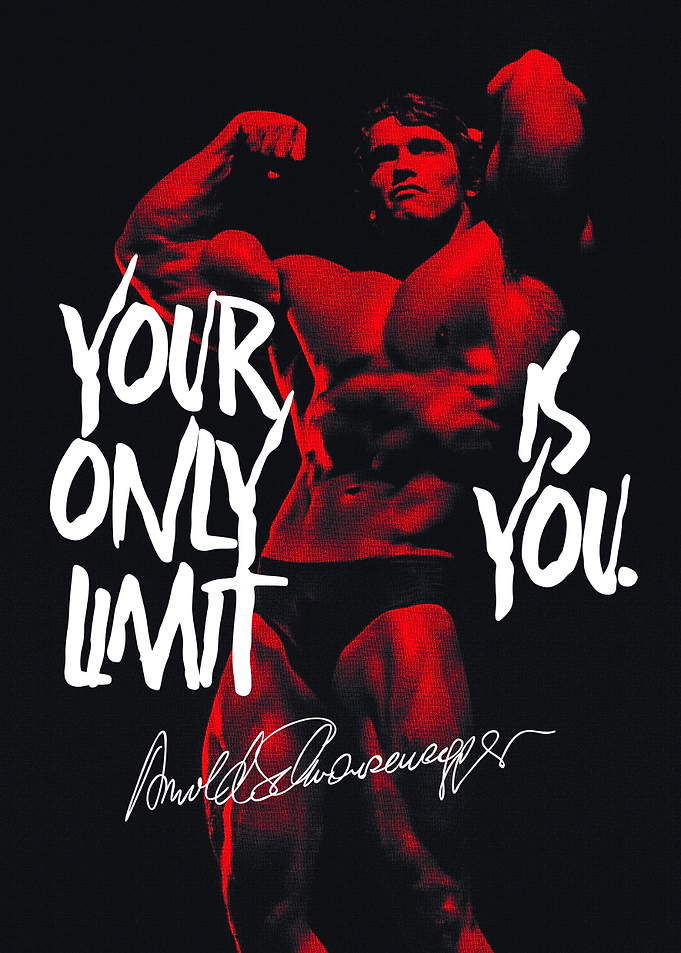 Arnold Schwarzenegger Poster – Motivational Bodybuilding Icon Art