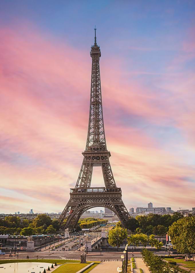 Eiffel Tower at Sunset