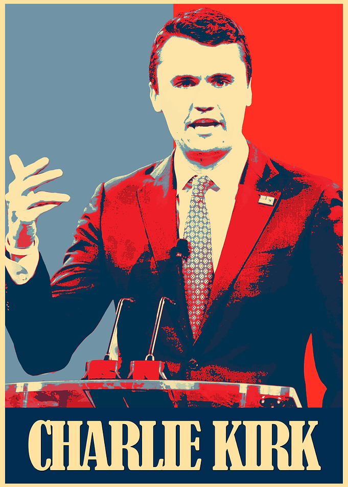 Charlie Kirk Political Poster Art