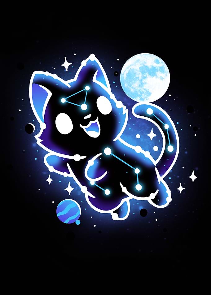 Celestial Cat Constellation