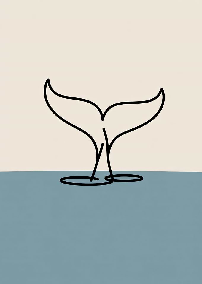 Whale Minimalist