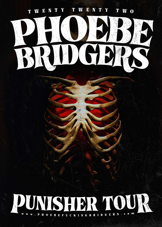 Phoebe Bridgers Punisher Tour Poster