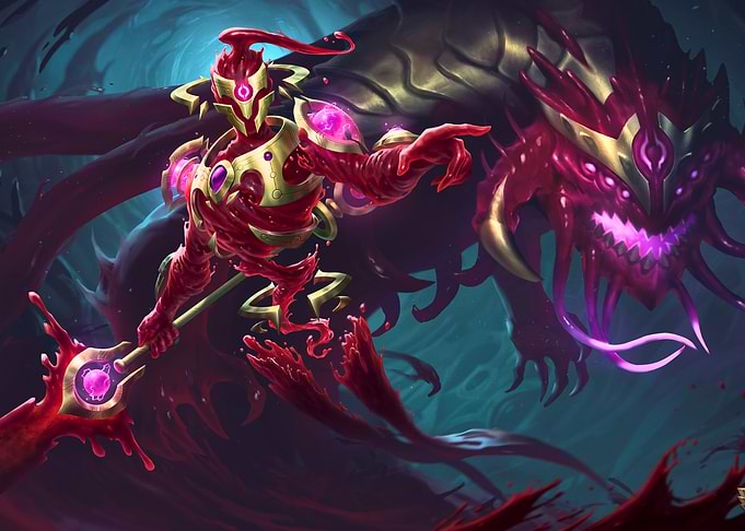 Crimson Horror Fantasy Character Art
