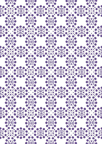 Purple Circular Sacred Geometric Pattern