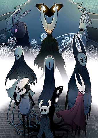 Hollow Knight Characters Group Portrait