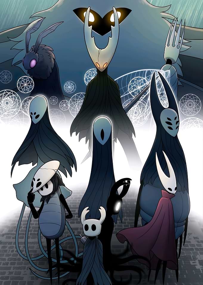 Hollow Knight Characters Group Portrait