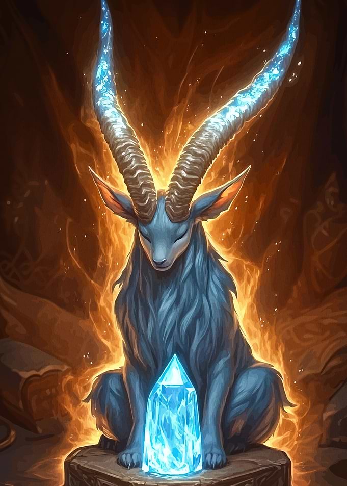 Mystical Goat Crystal