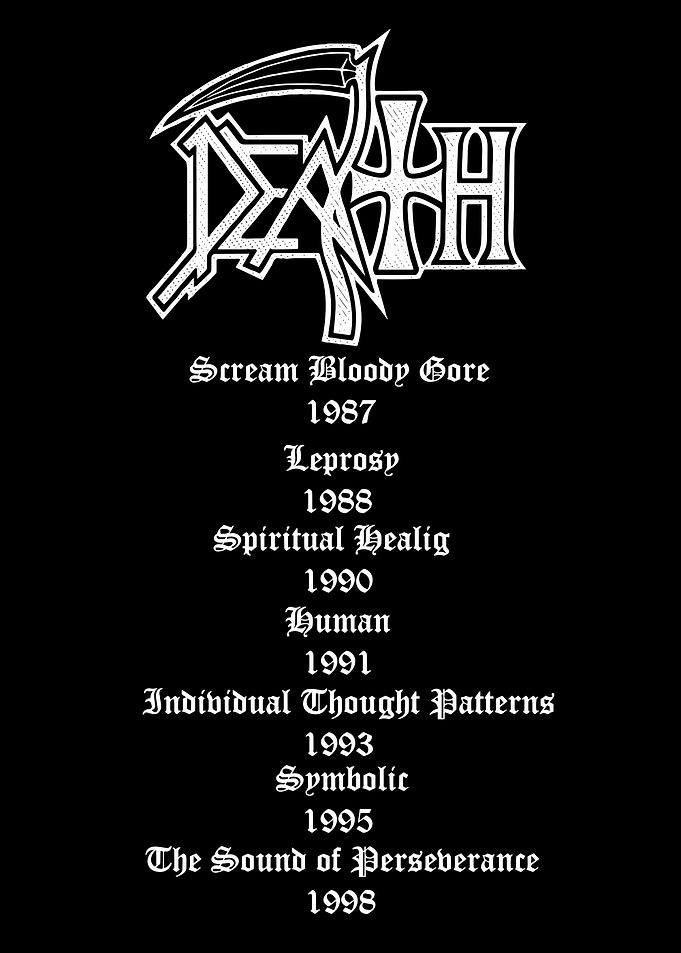 Death band discography poster