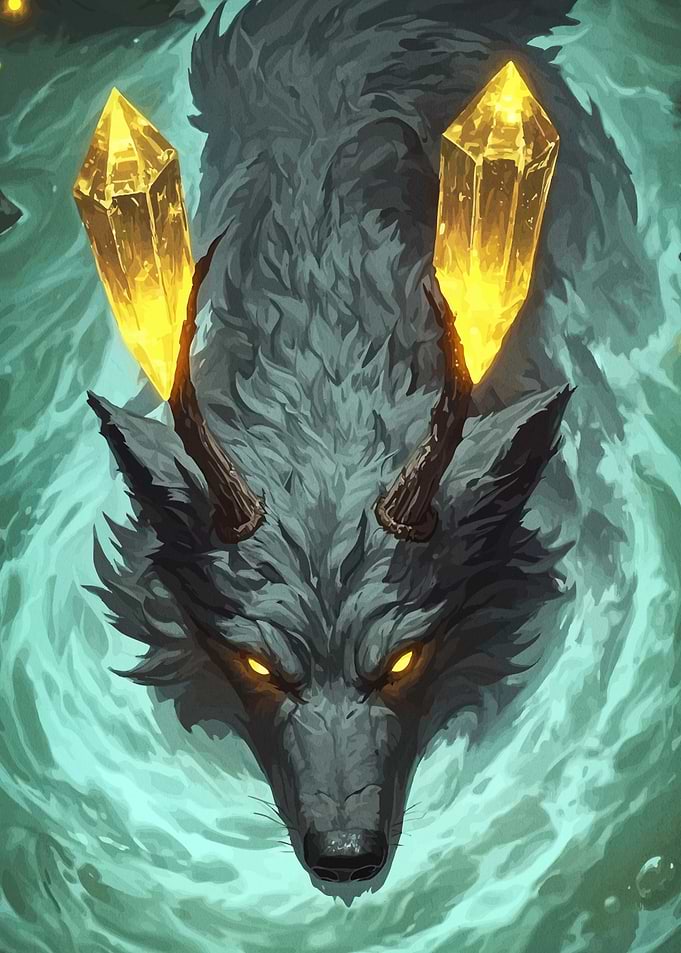Crystal Horned Wolf Water