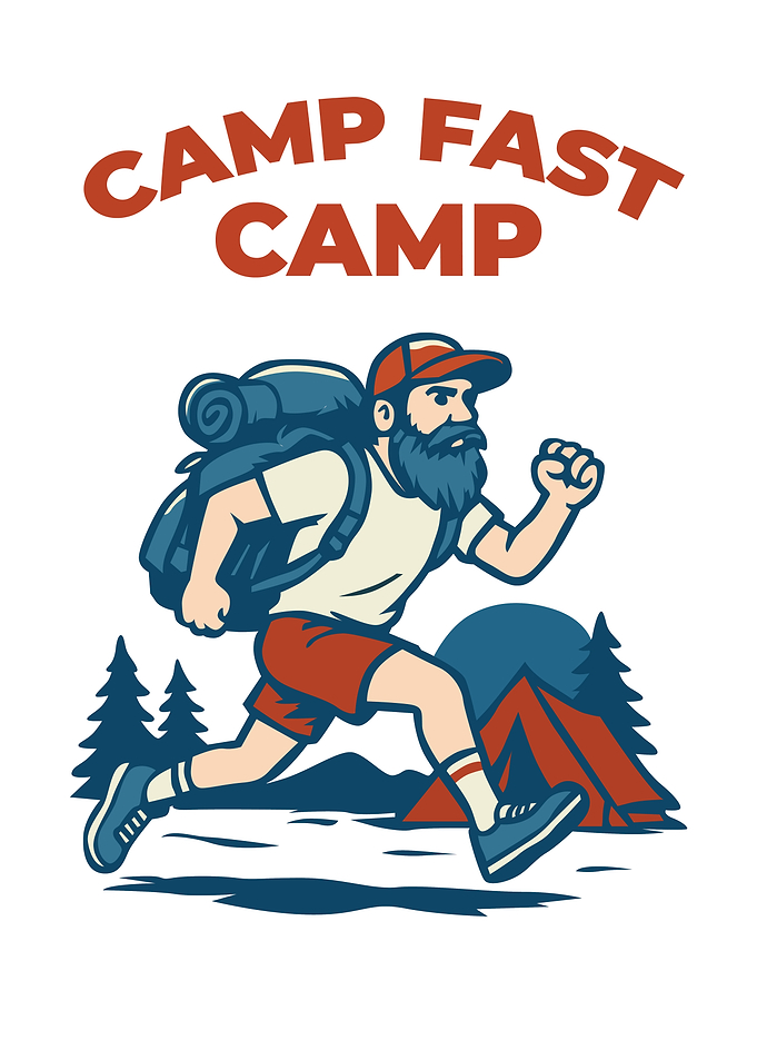 Camp Fast Camp Illustration