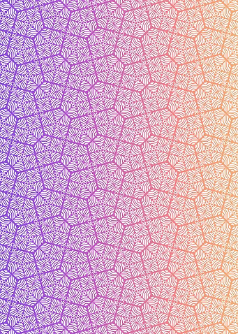 Cosmic Honeycomb Pattern With Gradient Glow