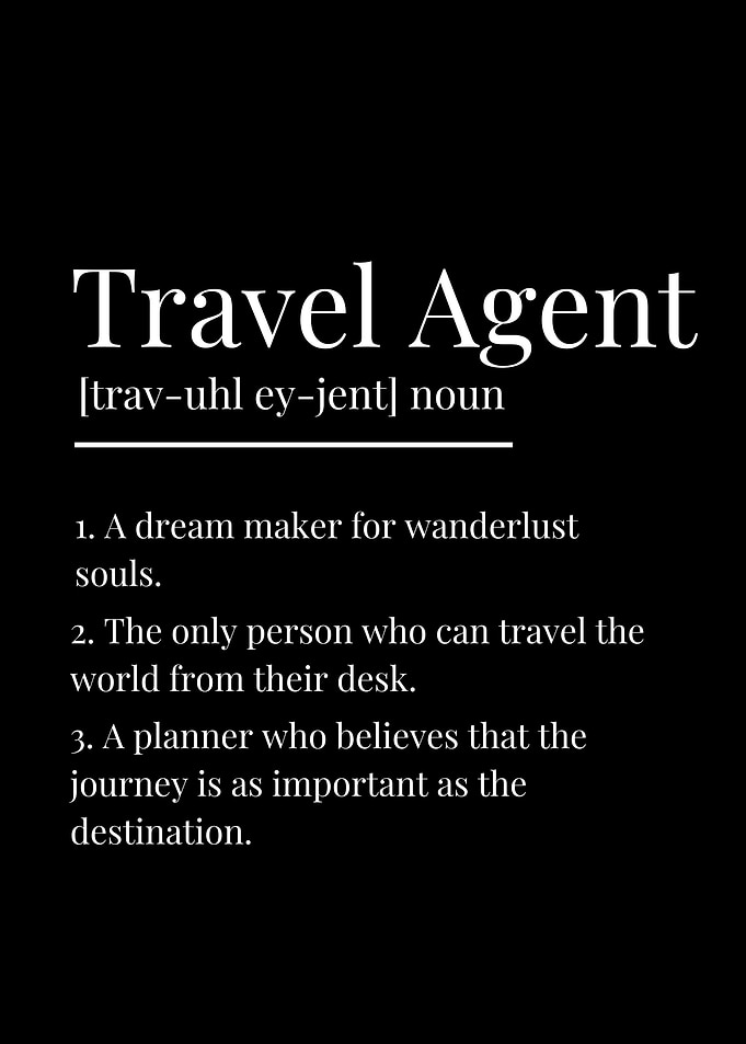 Funny Travel Agent Definition
