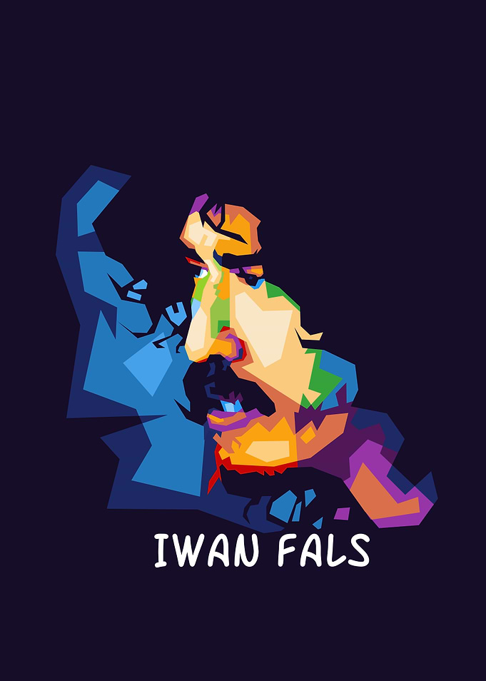 Iwan Fals Pop Art Portrait