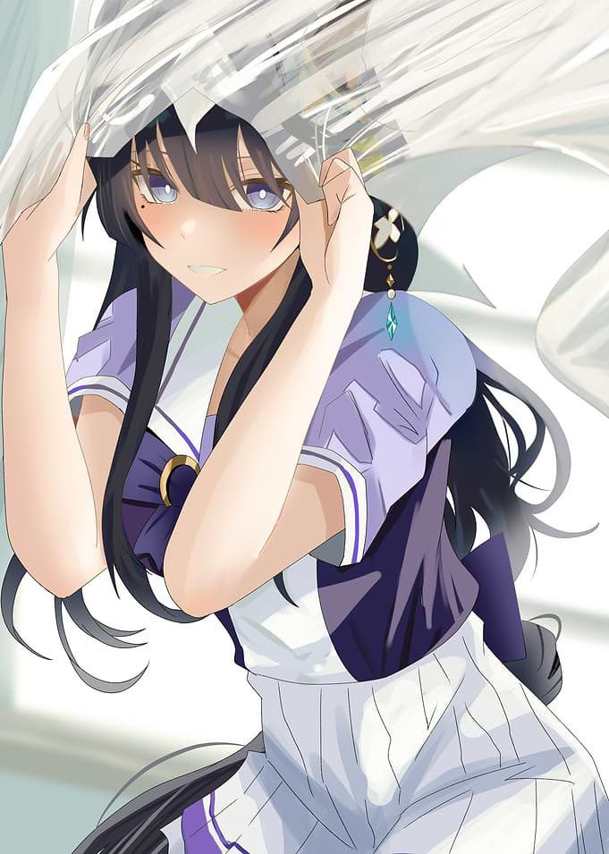Girl with Sheet