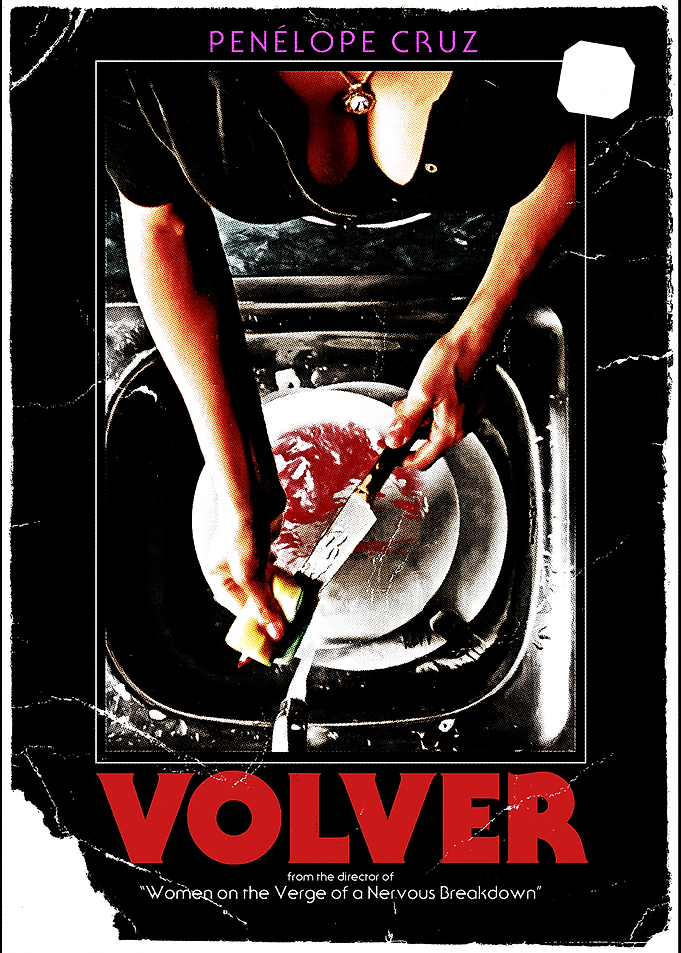 Volver movie poster with Penelope Cruz