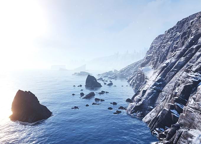 Rust: Frozen Coastline Vista