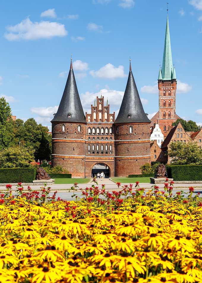 Holsten Gate, Lübeck, Germany