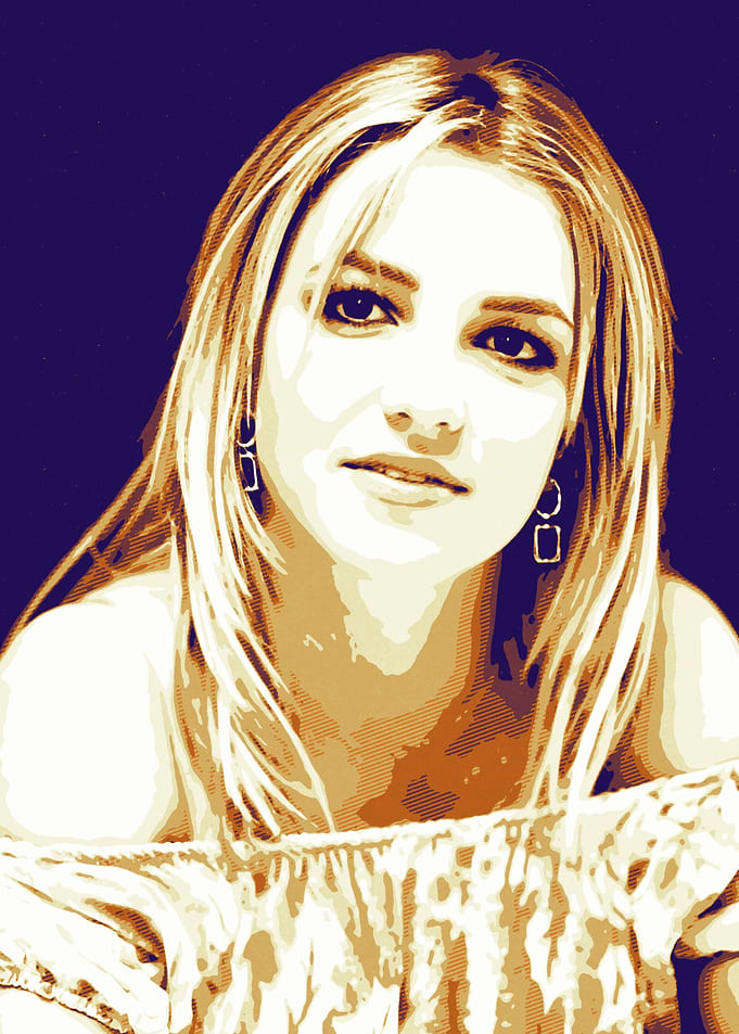 Britney Spears Portrait Art