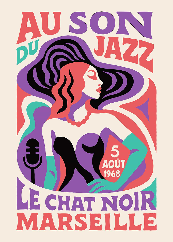 Au Son Du Jazz Poster