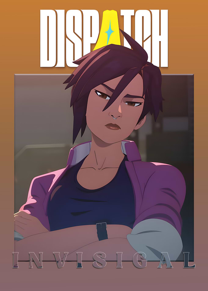 Dispatch: Invisigal Animated Character Portrait