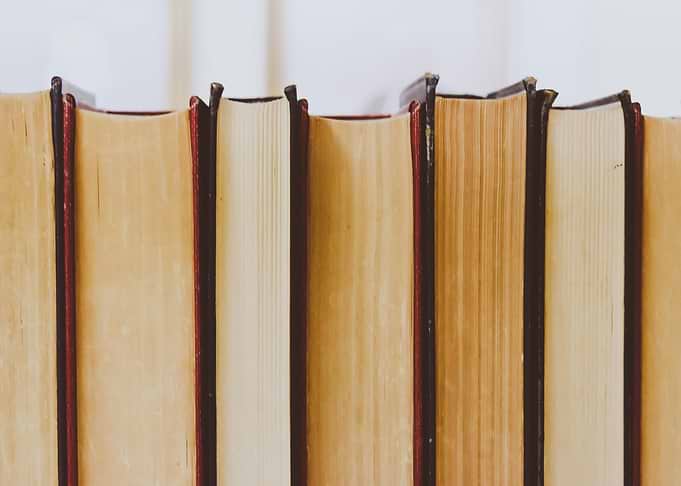 Row of Old Books