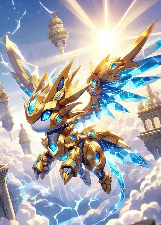 Mechanical Dragon Crystals