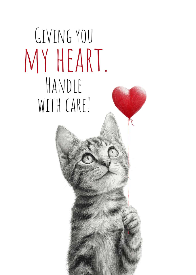 Cat in love