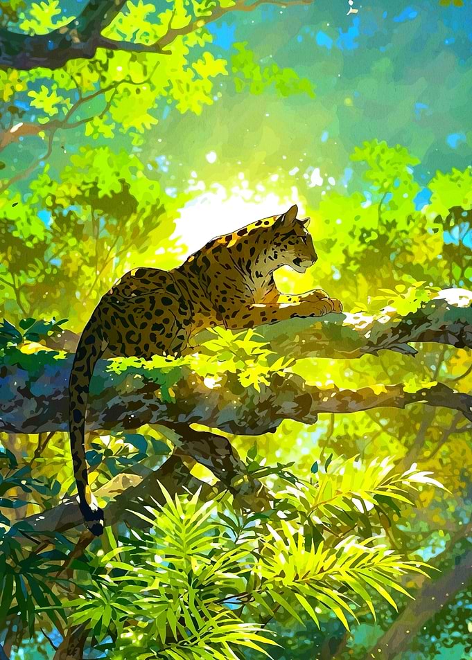 Jaguar Lush Green Jungle