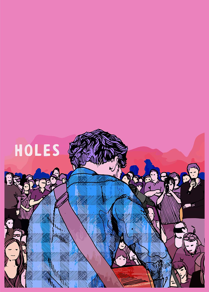 Holes Passenger Band Concert Crowd Illustration