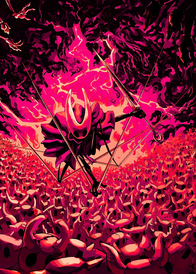 Hollow Knight Hornet Digital Art