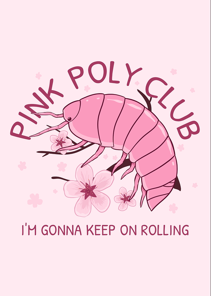 Pink Poly Club Cherry Blossom Isopod